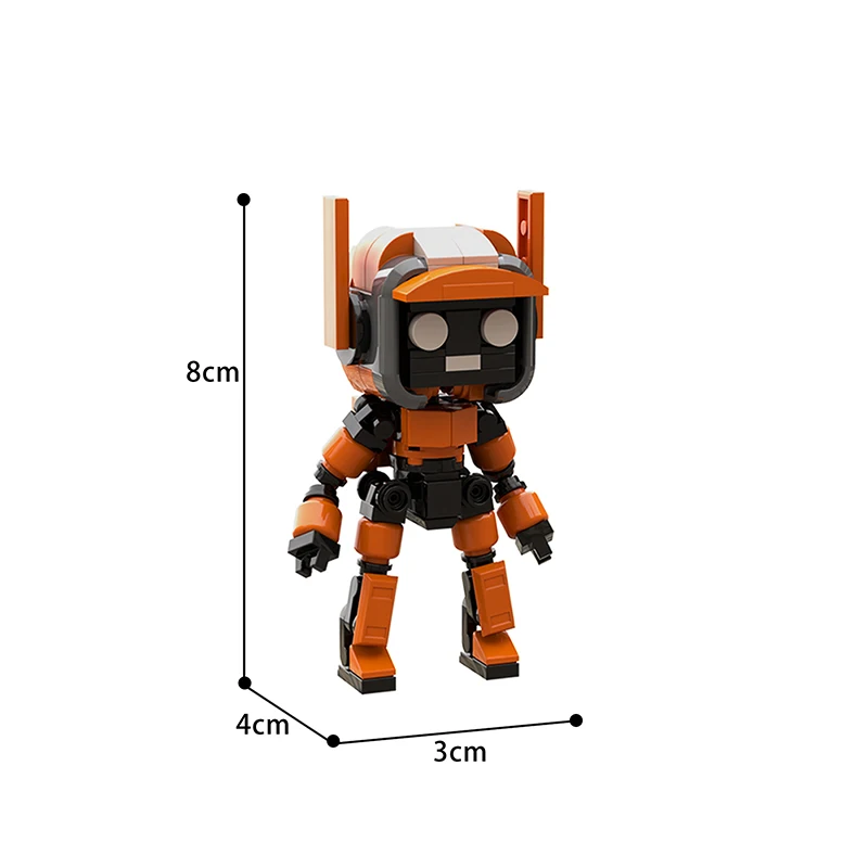 MOC DIY K-VRC Love-Death-Robot Model Building Block Toy Creativity
