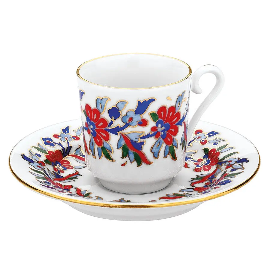 DOLBOVI Kutahya Has Porcelain 6 Personality 459 Pattern coffee cup Pad mug кружка coffee cup cup