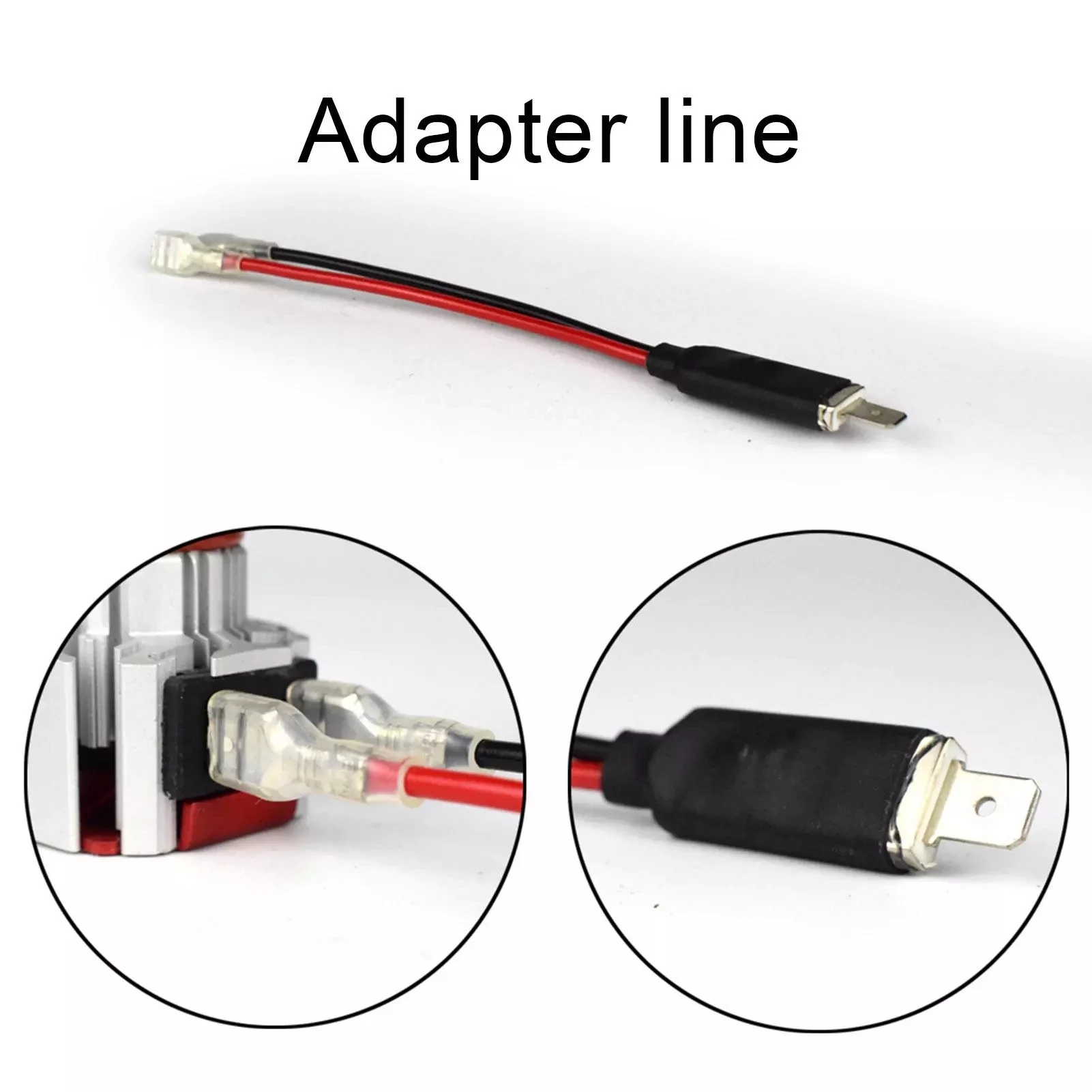 Cable adaptador para enchufe H1, convertidor de 1 Pin a 2 pines, Bombilla de repuesto LED, accesorios de cableado de convertidor de diodo único