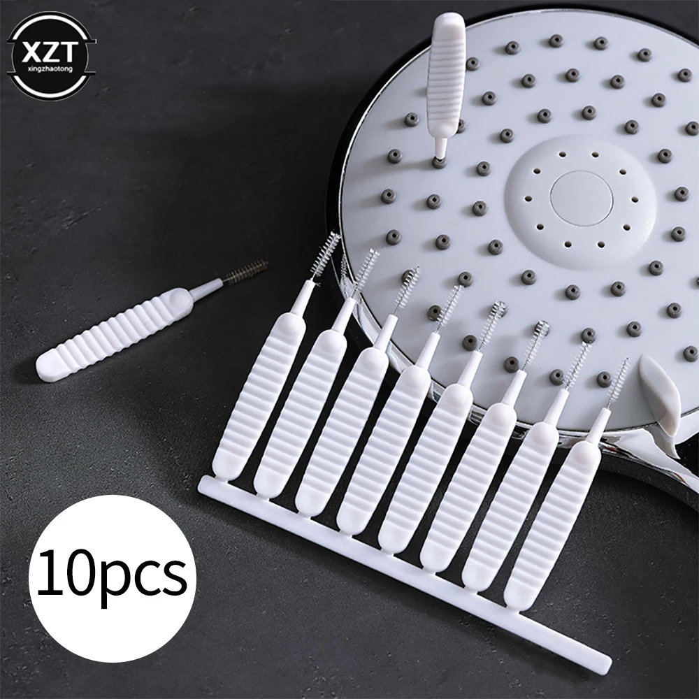 10pcs /lot Shower Head Small Brush Bottle Teapot Nozzle Kettle Spout Brush Set For Household Cleaning Supplies Cleaning Tools