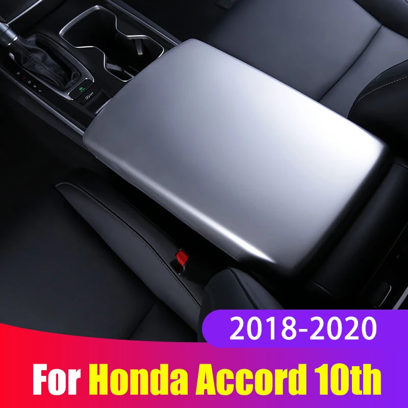 

Car Center Console Armrest Storage Box Protective Cover Trim Support Pad For Honda Accord X 10th 2018 2019 2020 Accessories