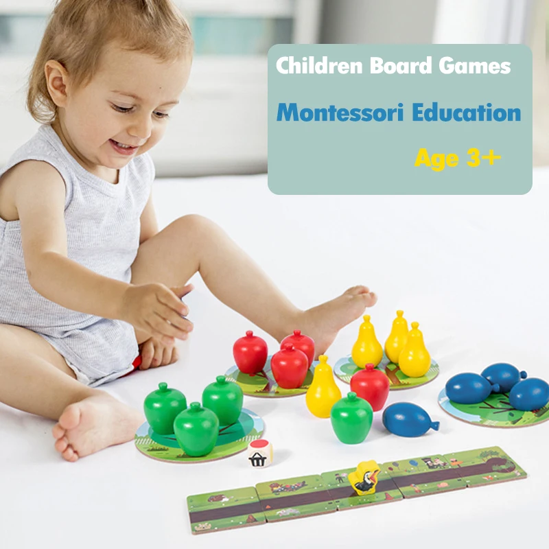 Children Montesorri Board Games Educational Toys Crow Orchard Chess Logical Thinking Interaction Cooperative Memory Game Kid Toy