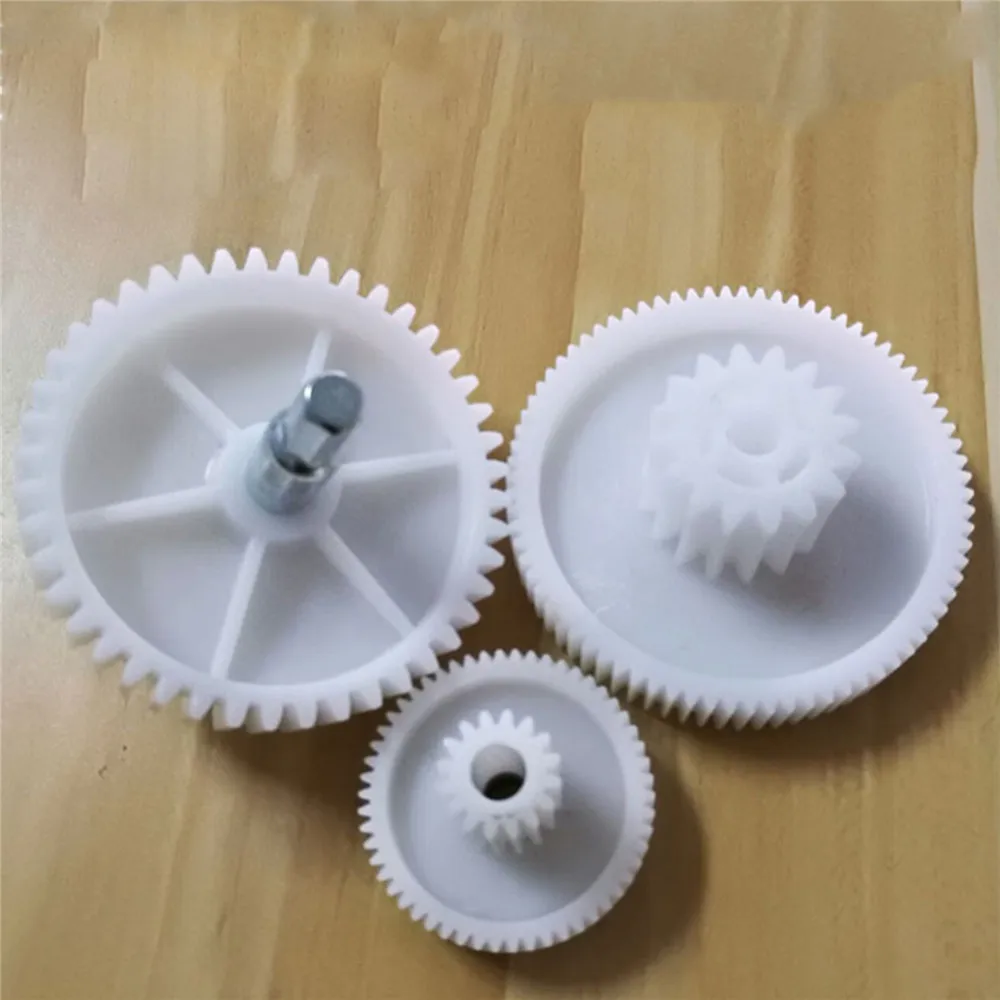 3pcs Meat Grinder Plastic Gears for Meat Grinders Parts Replacement S/M/L Gear for Household Meat Grinder Pinion Repair Parts