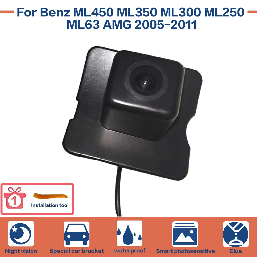 

Car Rear View Reverse Backup Camera Starlight Night Vision High Quality For ML450 ML350 ML300 ML250 ML63 AMG 2005~2011