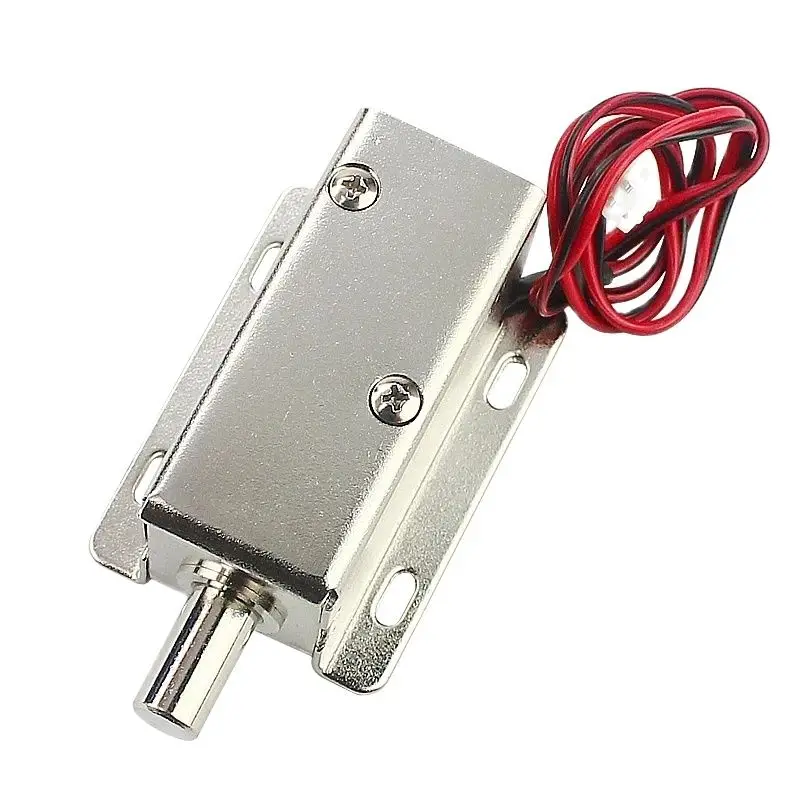 DC12V small access control electronic lock door lock 24v electric bolt lock cabinet door electric control lock electric lock