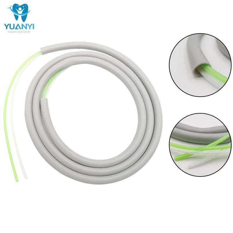 Dental Three Way Syringe Tubing Silicone Hose Tube Dental products accessories Dental Tubing for Pipe Water Air Spray