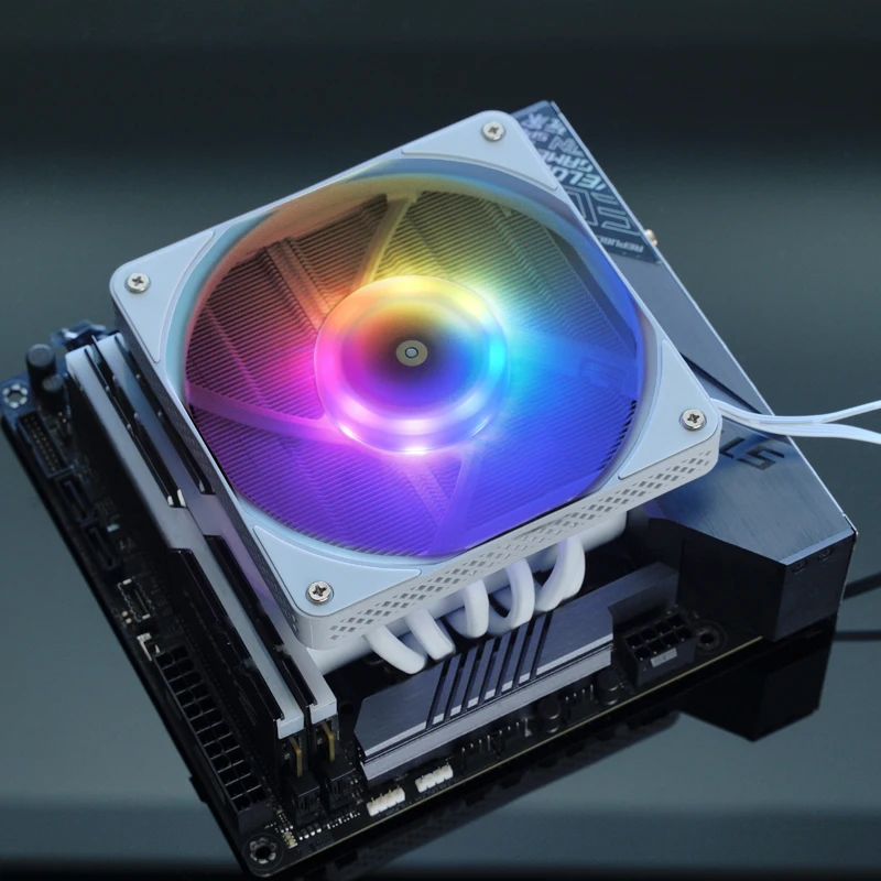 Imagem -02 - Cpu Cooler Heat Pipe Refrigerado a ar Pressão Descendente Argb Radiador Branco 12 Geração Intel Lga1700 1200 115x Am4 Jonsbo-hx6200d