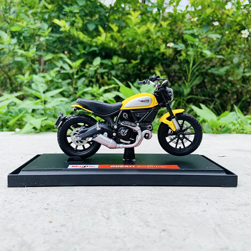 Maisto 1:18 16 style Ducati Scrambler oryginalny autoryzowany symulacja stopu model motocykla zabawka samochód prezent kolekcja