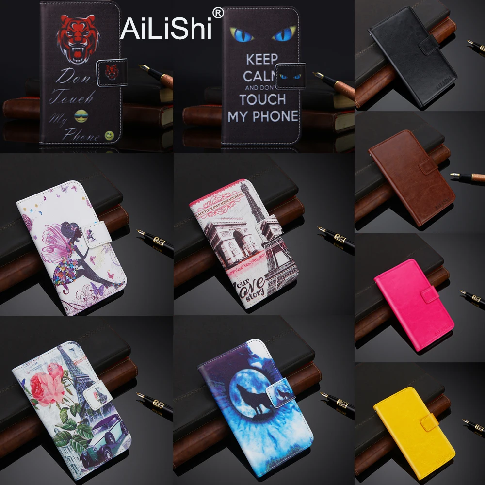 AiLiShi Case For TP-Link Neffos C7 Lite C7s C9 Max C9s X20 Pro C5s C7A P1 Flip Luxury Leather Cover Phone Bag Wallet Card Slot