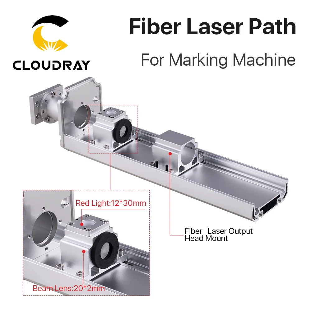 Cloudray-sistema óptico de marcado de fibra, herramienta para bricolaje, lente de haz