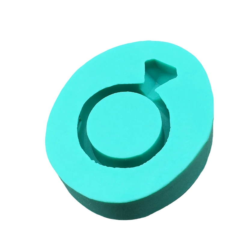 Diamond Ring Silicone Sugarcraft Mold Chocolate Cupcake Baking Fondant Cake Decorating Tools