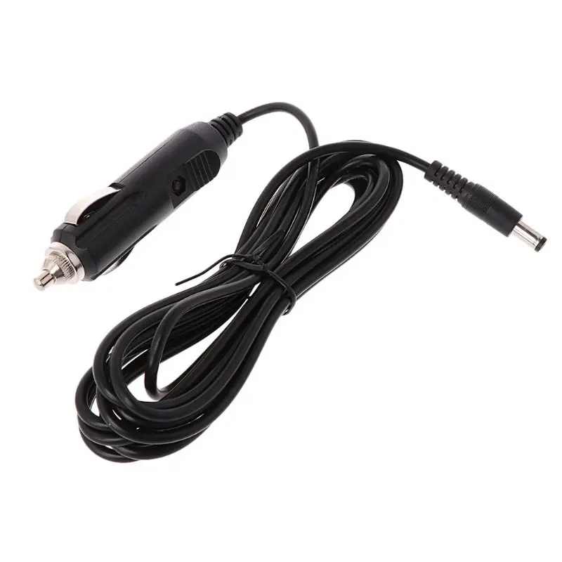 12V DC 5.5mm x 2.1mm Car Cigarette Lighter Power Plug Cord Adapter Cable Portable Male Connector for Car Charger Extension Cable