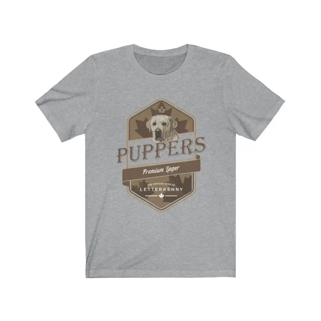 Letterkenny Puppers Premium Unsex Short Sleeve Tee Pitter Patter Shirt Dog Lover T-shirt Cute Graphic Tees Tumblr Tops