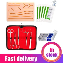 Surgical Suture Training Kit, Skin Operation, Practice Model, Training Pad, Scissors Tool, Teaching Equipment