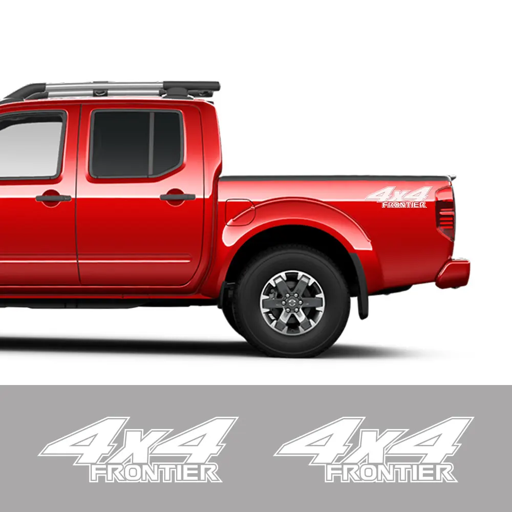 Pickup Rear Bed Side Sticker For Nissan Frontier NP300 Truck Graphic 4x4 Car Vinyl Decor Decals Cover Auto Tuning Accessories