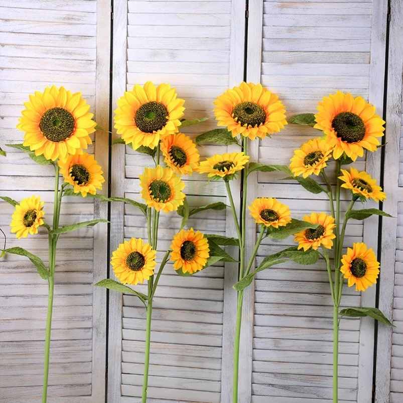 Simulation sunflower bedroom bouquet interior decoration restaurant display sunflower flower vine European style