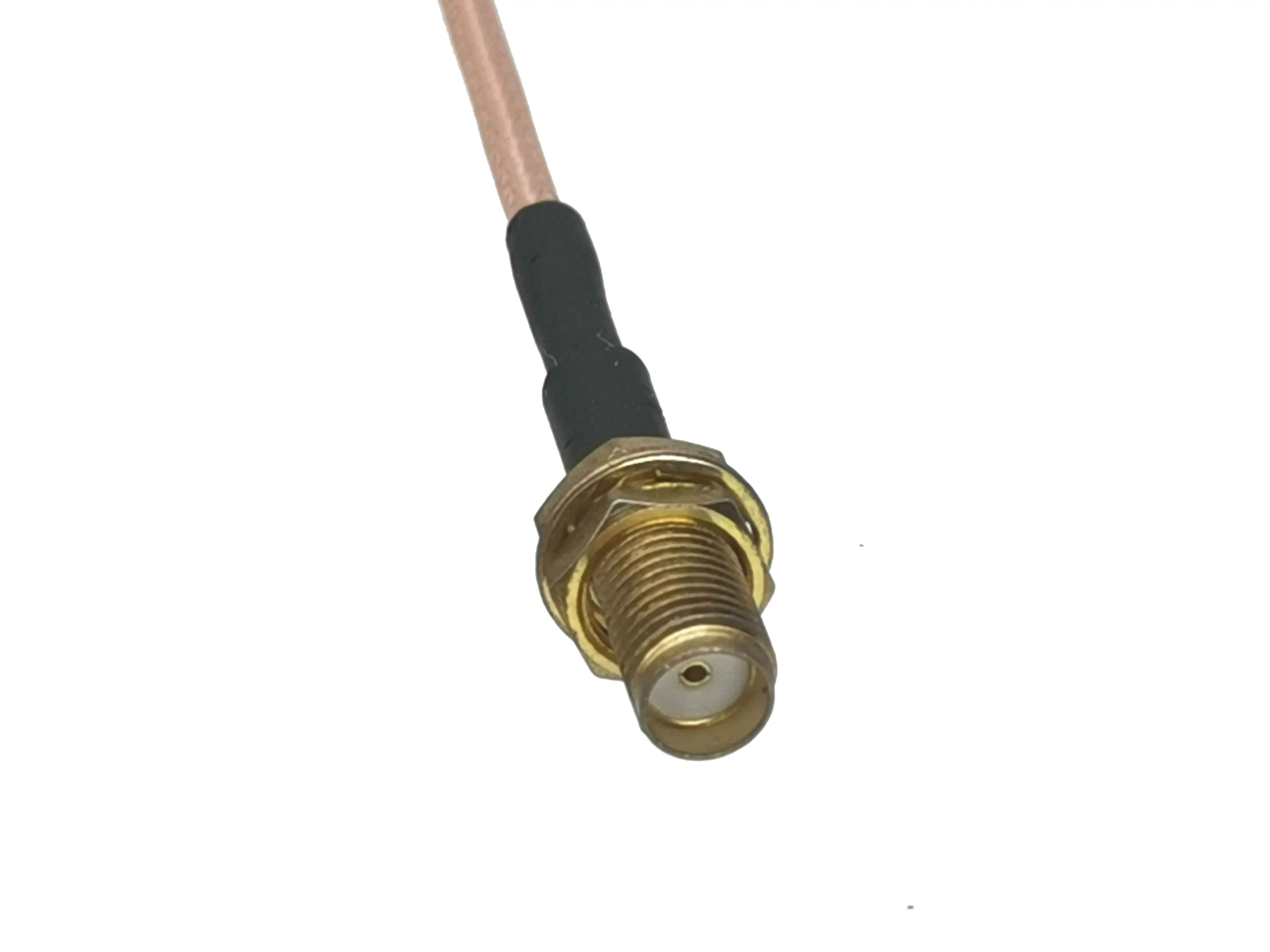 RG316 SMA Female Jack Bulkhead to TS9 Male plug right angle Connector RF Jumper pigtail Cable Wire Terminals 5CM~10FT