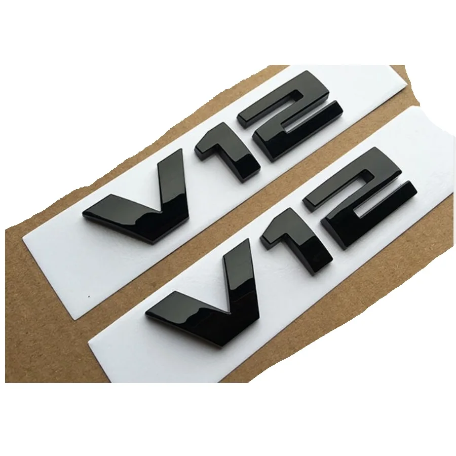 Glanzend Glanzend Zwart Emblemen Voor Bmw M135i M140i M235i M240i M340i M335i M440i M550i M535i M550d M530d M750li M760li Fender V12 M