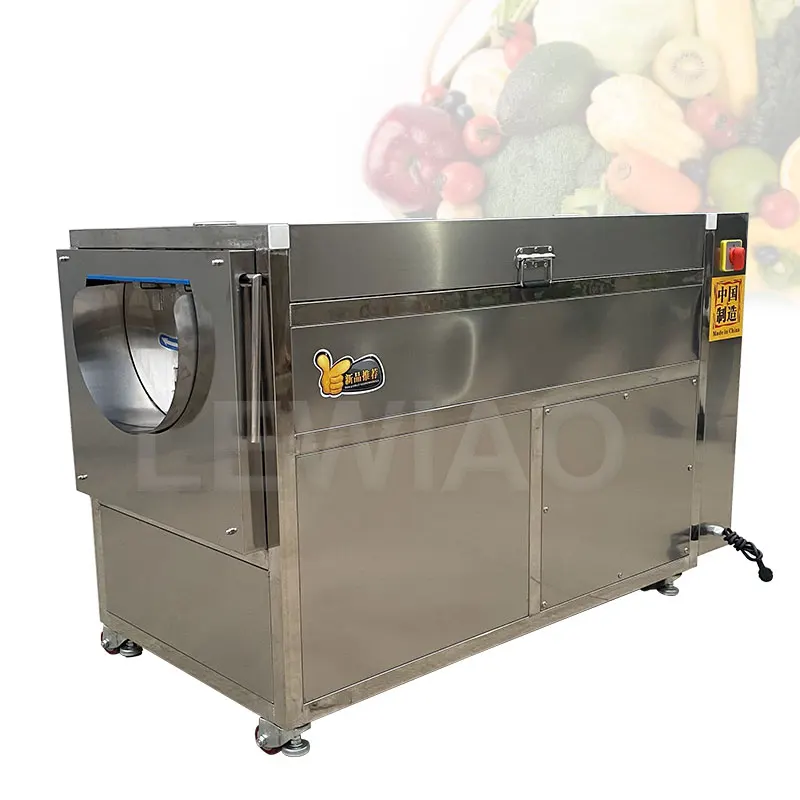 Vegetable Jujube Apple Washer Cleaning Machine Cassava Potato Washing Peeling Maker Carrot Seafood Roller Pumpkin Manufacturer