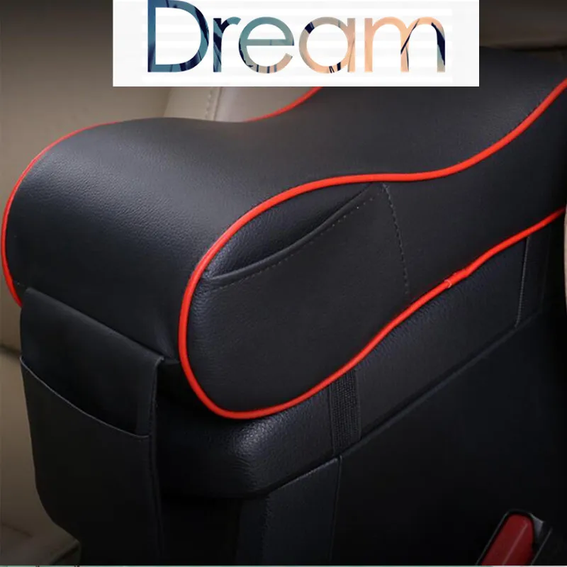 PU Leather Car Armrest Mat Box Cover Accessories for dacia sandero audi a1 chevrolet lacetti lada granta koleos priora