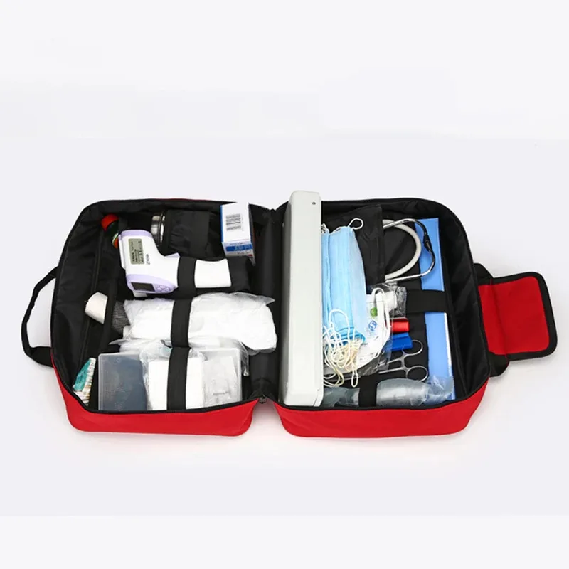 Imagem -04 - Portátil Medical First Aid Shoulder Bolsa Tamanho Grande ao ar Livre Carros de Emergência Kit de Sobrevivência Camping Viagem Cores Vazio Novo