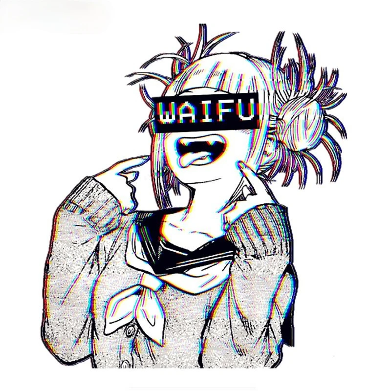 Personalized Beauty Anime Car Styling Cover Scratches  Bumper Bodywork Windshield Cartoon Creative Fine Decal Kk14*12cm