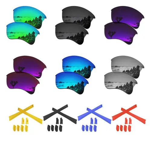 Lentes de repuesto polarizadas SmartVLT para gafas de sol Oakley Flak Jacket XLJ, múltiples opciones