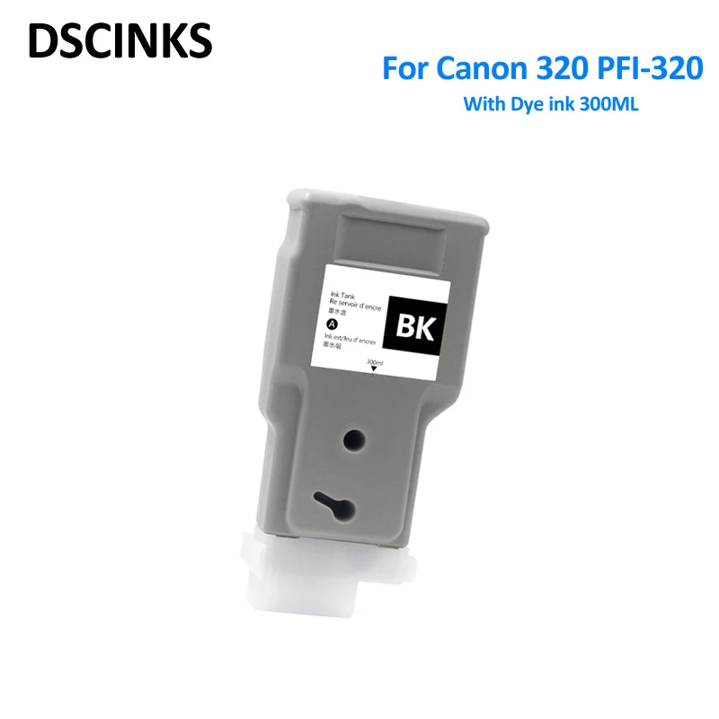 300ml PFI320 PFI-320 compatible Ink Cartridge For Canon TM200 TM205 TM300 TM305 200 205 300 305 Printer With ship 10 Options