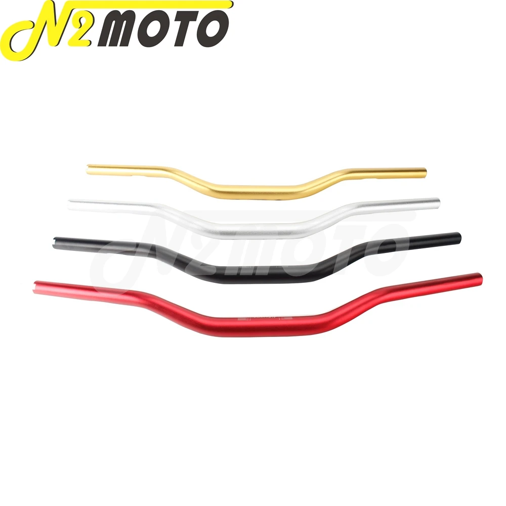 4 Color Motorcycle Hamdlebar Bars 1-1/4 '' MX Handlebars With 1″ End Handlebar for Harley Dyna FXD Softail Road King Street Bob