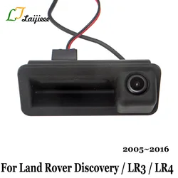 For Land Rover Discovery 3 4 LR3 LR4 L319 2005~2016 Car Trunk Handle Backup Camera / RCA HD Wide-angle Rearview Reverse Camera
