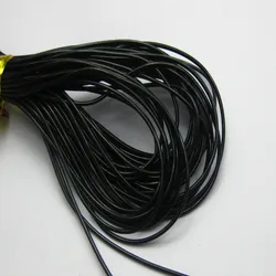 400 Meter 200m 100 m 50m 25m 10m Black 1mm Solid Rubber Plastic Jewelry Cord String for Pendants