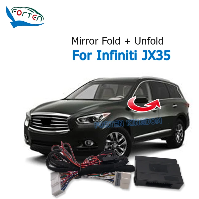 

Forten Kingdom Car Side Auto Rear Mirror Folding System Module For Infiniti JX35 Rear View Mirror fold unfold