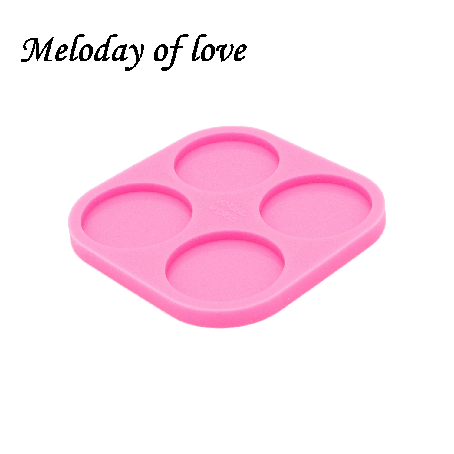 Glossy Circle Epoxy Resin on Top Phone Grip Molds Silicone Mold Diy Making Fits on Badge Reel DY0451