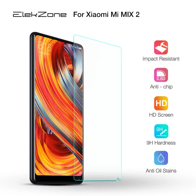 Xiaomi mi mix 2用の9hhdナノコーティング強化ガラス,3個