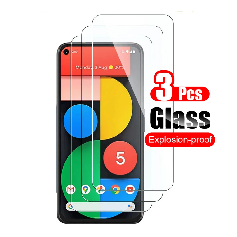 9H Clear Tempered Glass For Google Pixel 8 7 7A 6 6A 5 5A 5XL 4A 4A5G 4 4XL 3 3XL Screen Protector Protective Film