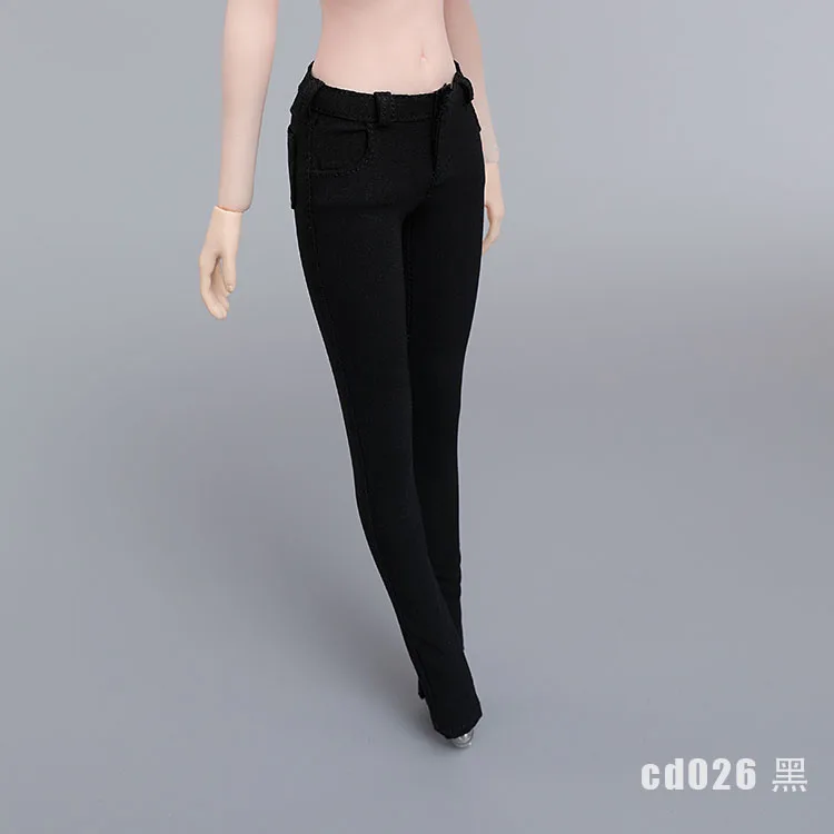 Cdtoys Cd026 1/6 Scale Sexy Female Soldier Tight Slim Pencil Pants Trousers Clothes Model for 12 inches PH TBL Action Figure