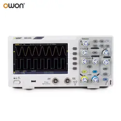 OWON SDS1202 Digital Oscilloscope, 2 Channels 200Mhz Bandwidth 7'' Handheld LCD Display Portable USB Oscilloscopes