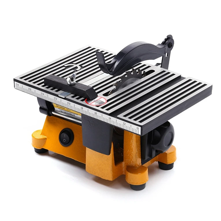 

Desktop Workshop Mini Table Saw Mini Bench Saw Machine Wood, Steel Plate Glass Tile Cutting Machine