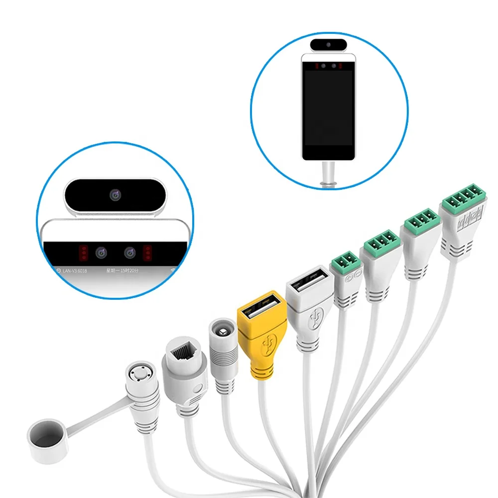 Thermal Imaging Instruments Temperature Facial Recognition Access Control