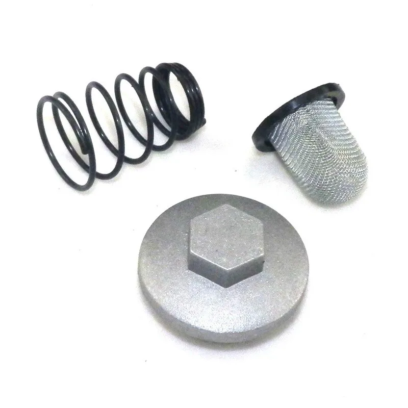 Motorcycle Oil Filter Scooter Oil Drain Plug Set Gy6 50cc 125cc 150cc Filter 139QMB 152QMI 157QMJ Baotian Benzhou Znen Taotao