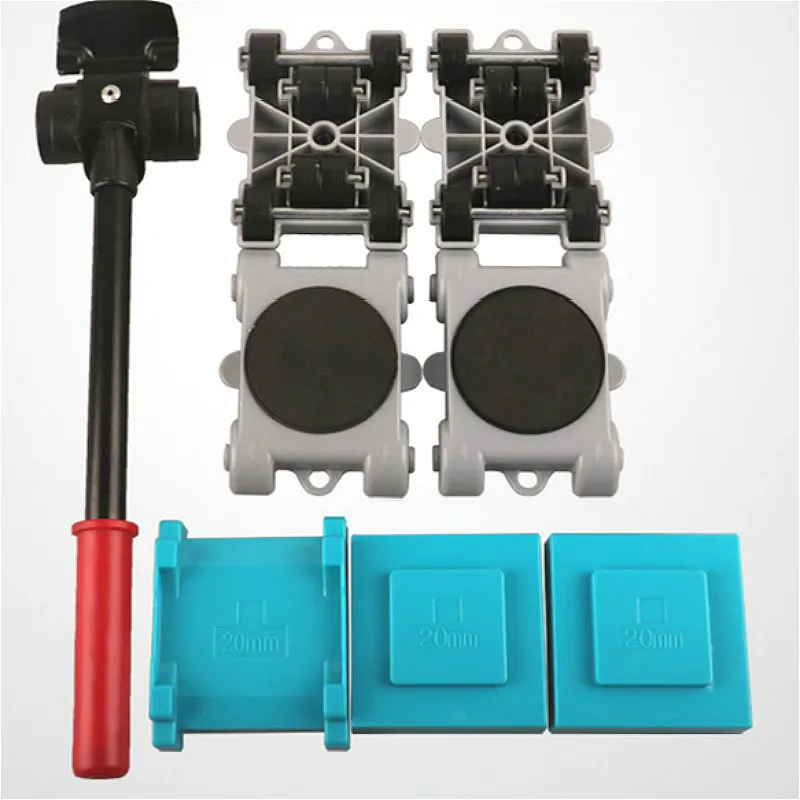 8pcs Furniture Mover Tool Set Transport Shifter Lifter Wheel Heavy Stuffs Moving D23 19 Dropship