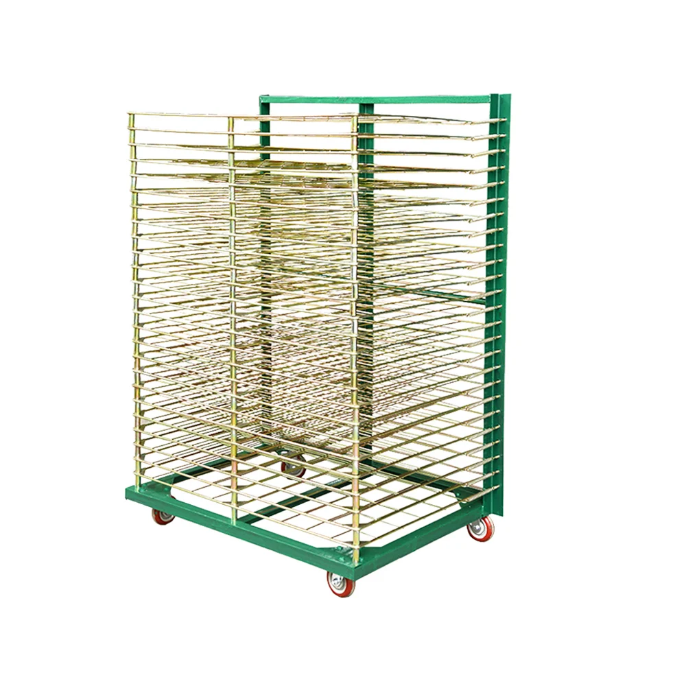 50 Layer Drying Rack Which Got China National Patent Screen Printing Machine for Mesh