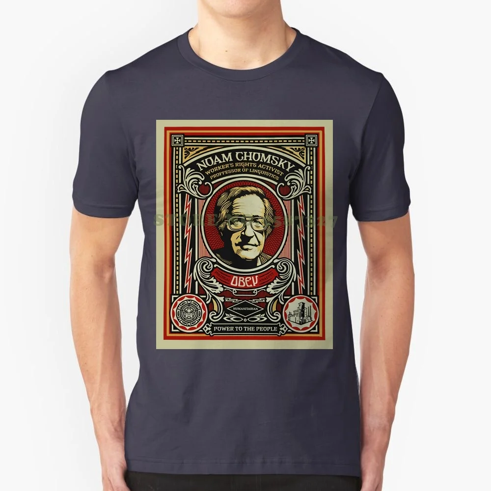 Men Brand Clothihng Top Quality Fashion Mens T Shirt 100%cotton Noam Chomsky T Shirt Design