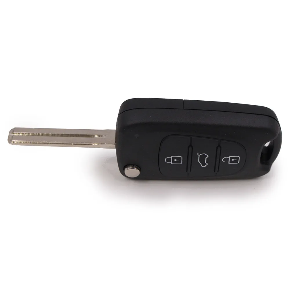 Keyecu RKE-4F04, 95430-1W050, 95430-1W051, 95430-1W052 3 przyciski 433MHz 4D60 Chip Flip Remote Car Key Fob do Hyundai IX35 I20