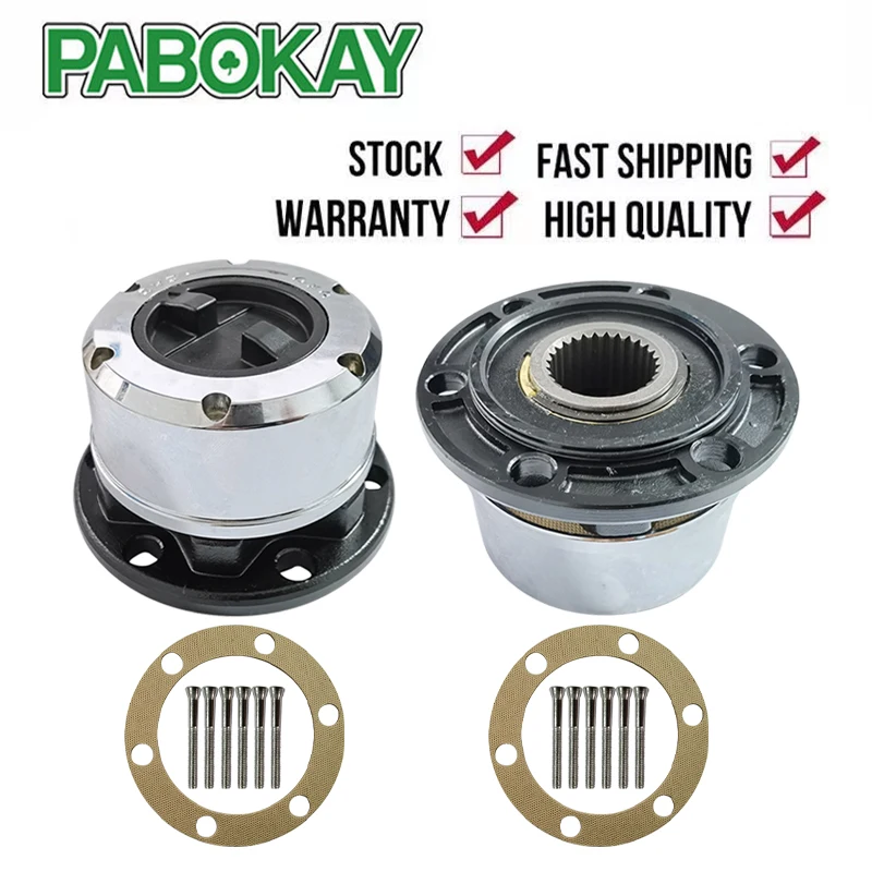 2 pieces x For MITSUBISHI Pajero Triton L200 4x4 Montero Galloper All 91D-50 Free Wheel Bearing Locking Hubs B012 AVM443