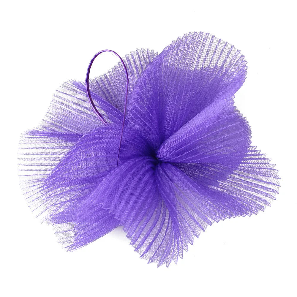 Eleganckie panie Millinery czerwony Fascinator kapelusz kobiety moda śubne nakrycie głowy pałąk na kościół koktajl panie akcesoria do włosów