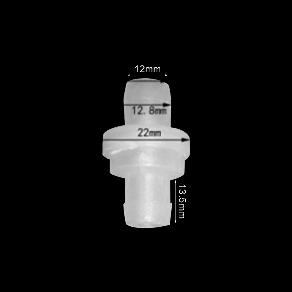 1PCS Plastic One-Way Non-Return Water Inline Fluids Check Valves For Fuel Gas Liquid 4mm / 5mm / 6mm / 8mm / 10mm/ 12mm