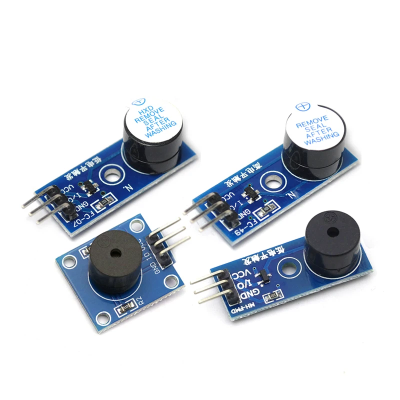 Stlxy Active Buzzer Modul Passive High/Low Level Trigger Buzzer Control Panel Sound Sensor Smart Car