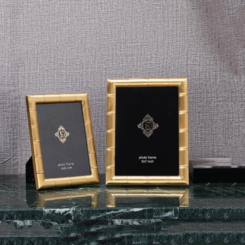 

6/7 Inch Modern Simple Pure Copper Photo Frame Home Decoration Picture Frame Decoration Creative Copper Choto Frame