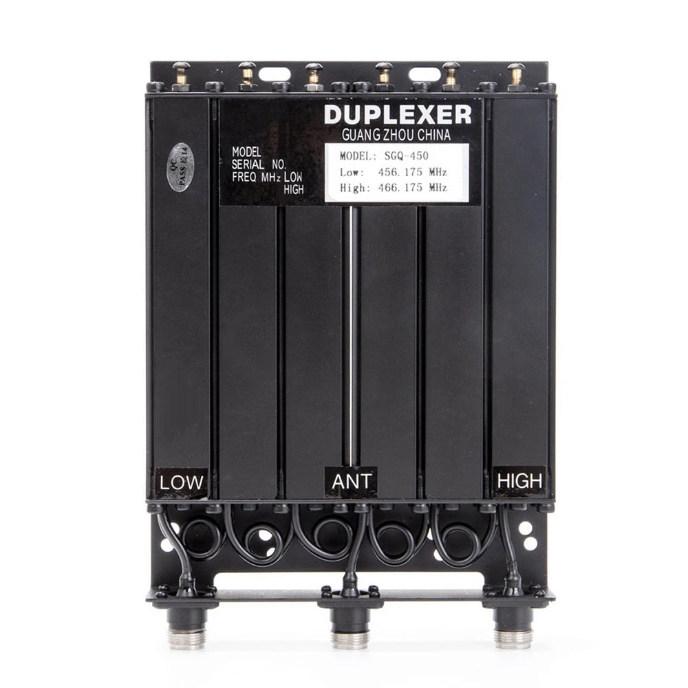 UHF 400-470MHz 30W Duplexer for Radio Repeater with Preseted Low Frequency 462MHz & High Frequency 467MHz & N Female connectors